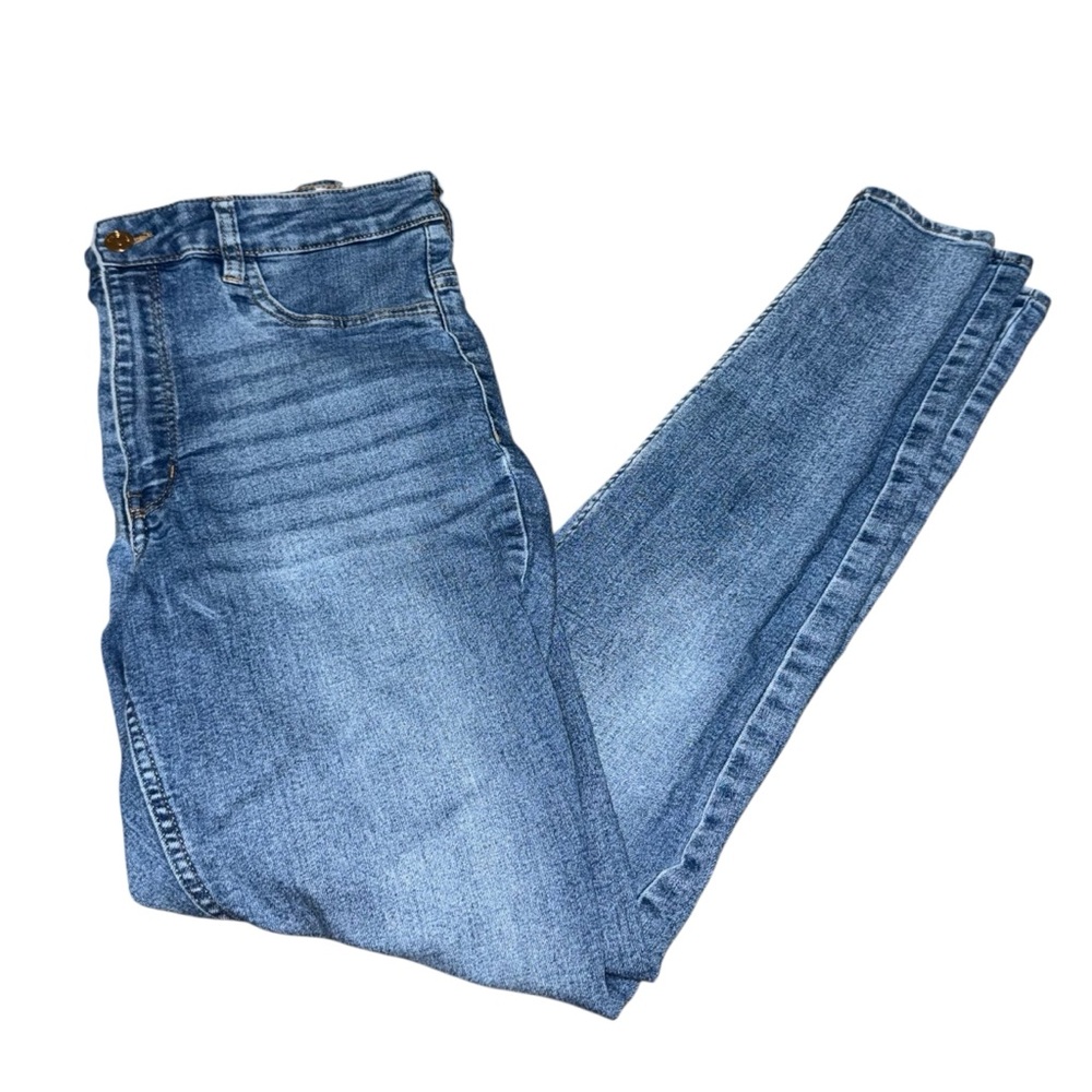 Divided H&M Size 12 Super Skinny High Rise Jeans